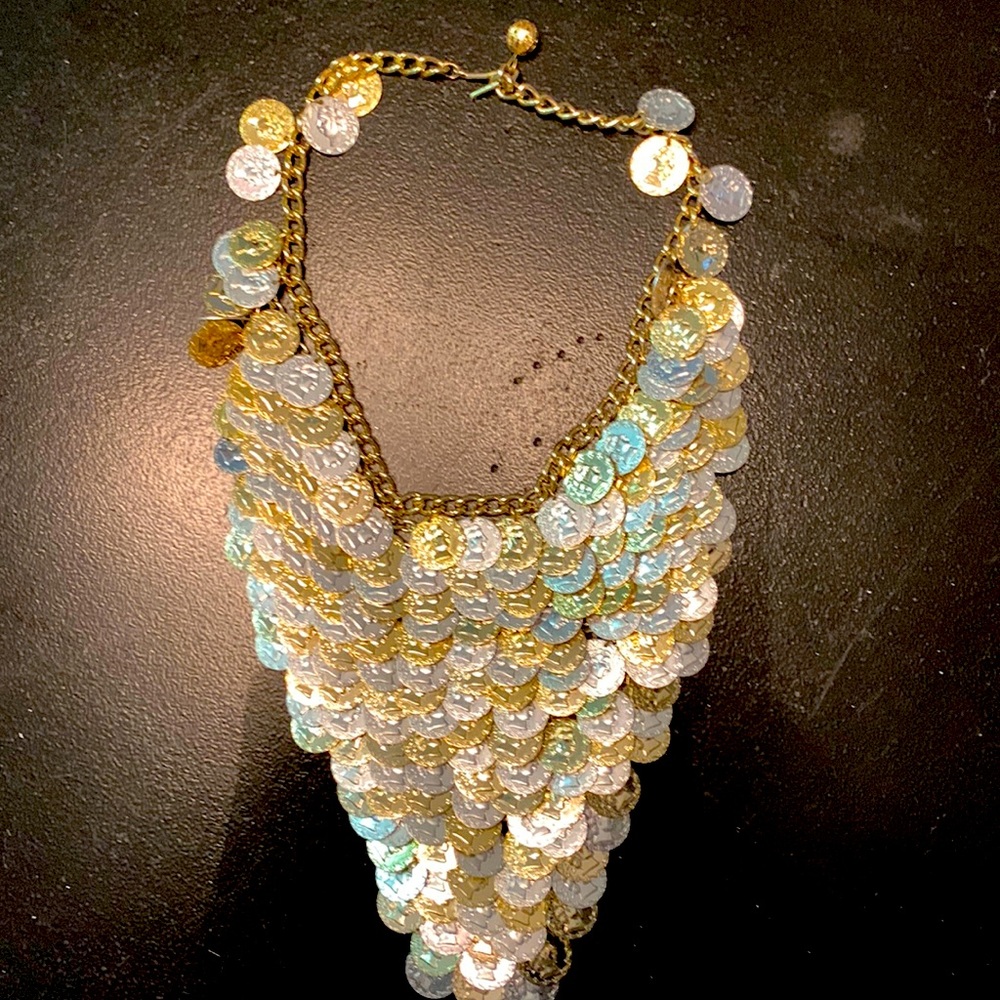 Chain coin necklace